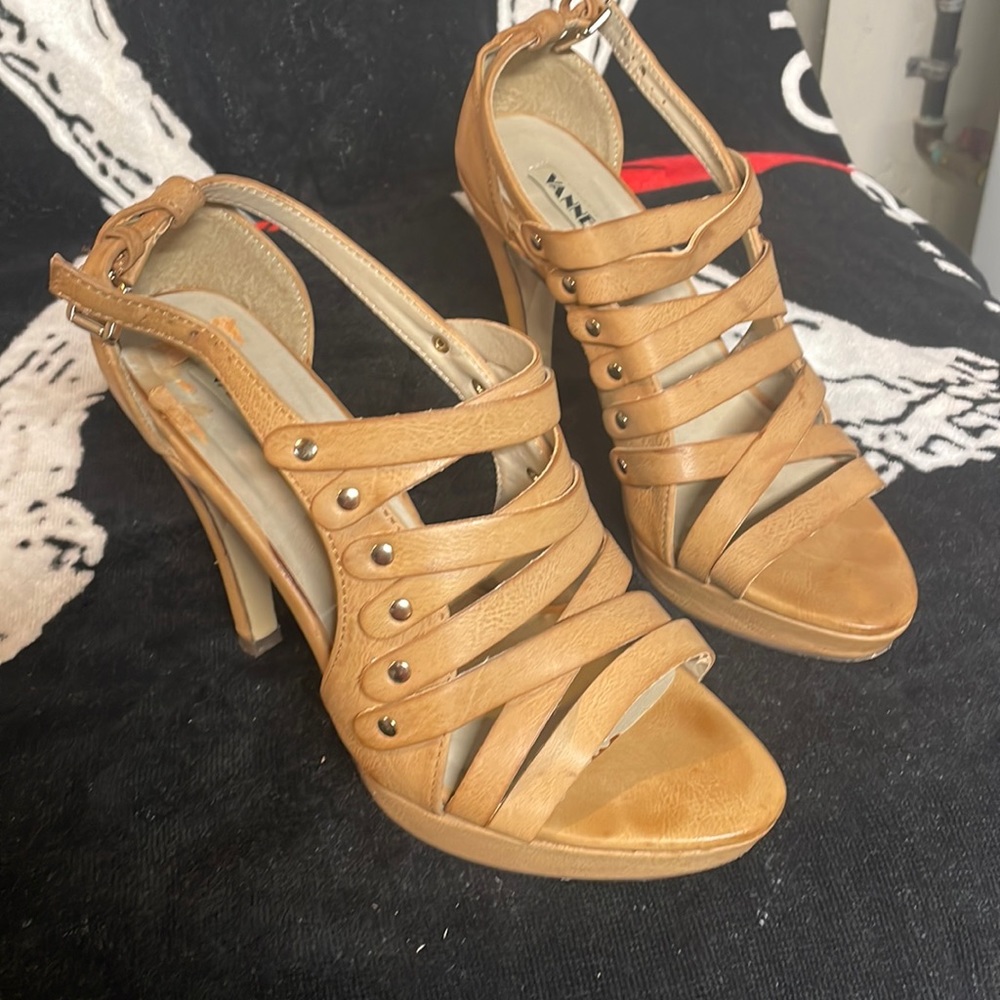 Strapped heels